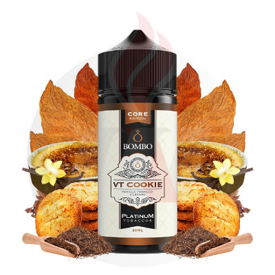 Bombo Core Edition VT Cookie Platinum Tobacco 20/120ml Flavour Shots Bombo Core Edition VT Cookie Platinum Tobacco 20/120ml Flavour Shots
